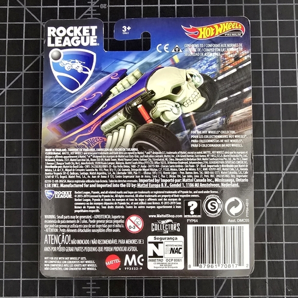 MATTEL HOT WHEELS PREMIUM 2018 ROCKET LEAGUE - Picture 6 of 6